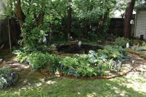 Photo of the Tromely's garden by Brodie Curtsinger