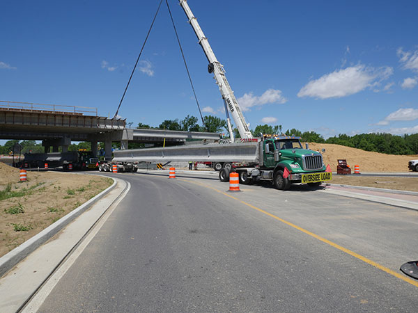 Work on the U.S. 60 interchange as of July 2025 courtesy of I-69 Ohio River Crossing