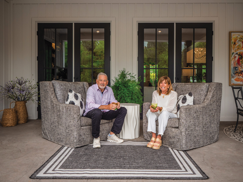 Photo of Dennis Walls and Kim Coslett by Zach Straw