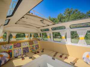 Volkswagen interior photographed by Zach Straw